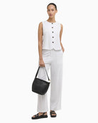 Barbour Sloane striped waistcoat white navy stripe full outfit with matching trousers