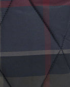 Barbour Tartan Arlene Mini Quilted Tote in Tartan quilted fabric detail