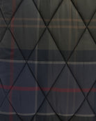 Barbour Tartan Arlene Quilted Tote in Tartan quilted fabric detail