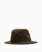 Barbour Vintage Wax Bushman Hat in Olive rear view