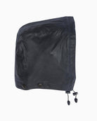 Barbour Waxed Cotton Hood in navy side view