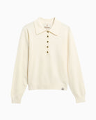 Barbour Wynn Jumper Cream front styling view