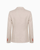 Bariloche Cervantes Blazer in beige back view