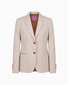 Bariloche Cervantes Blazer in beige front view