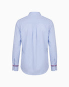 Bariloche Vereda Striped Shirt in blue back view
