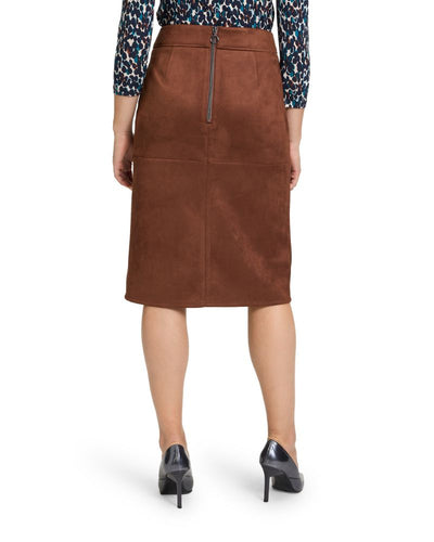 Betty Barclay - Faux Suede Skirt 