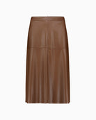 Betty Barclay A-Line Skirt in Tan fabric detail