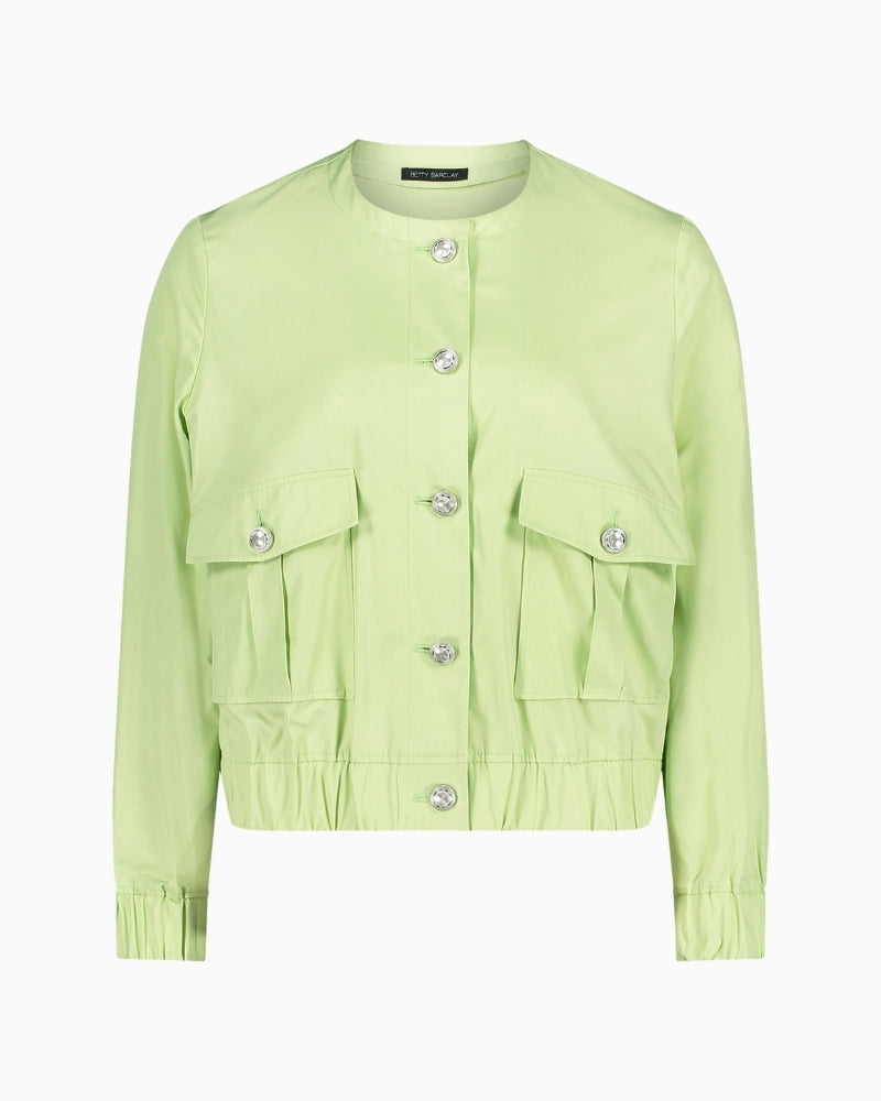 Betty Barclay Blazer Jacket foam green front view