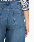 Betty Barclay Casual 7/8 Denim Pants in Denim back pocket detail