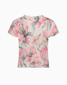 Betty Barclay crinkle top back view – Áines Boutique