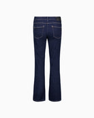 Betty Barclay Flared Cut Jeans in Dark Denim back view