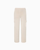 Betty Barclay jersey high waist trousers flat lay front view – Áines Boutique