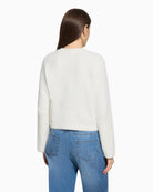 Betty Barclay Knit Cardigan in Cream back view