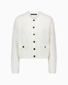 Betty Barclay Knit Cardigan in Cream button detail