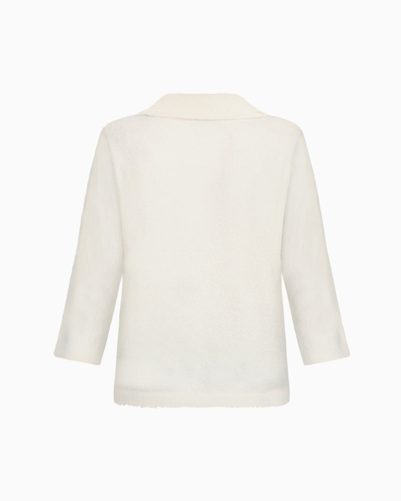 Betty Barclay Knit Jumper in Cream back view