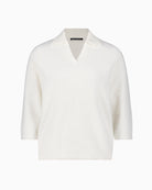 Betty Barclay Knit Jumper in Cream knit texture detail