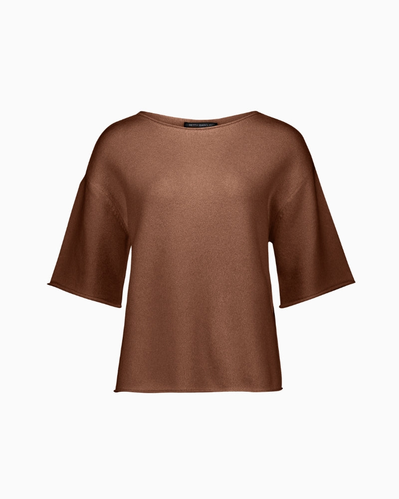 Betty Barclay Knit Jumper in Tan front view