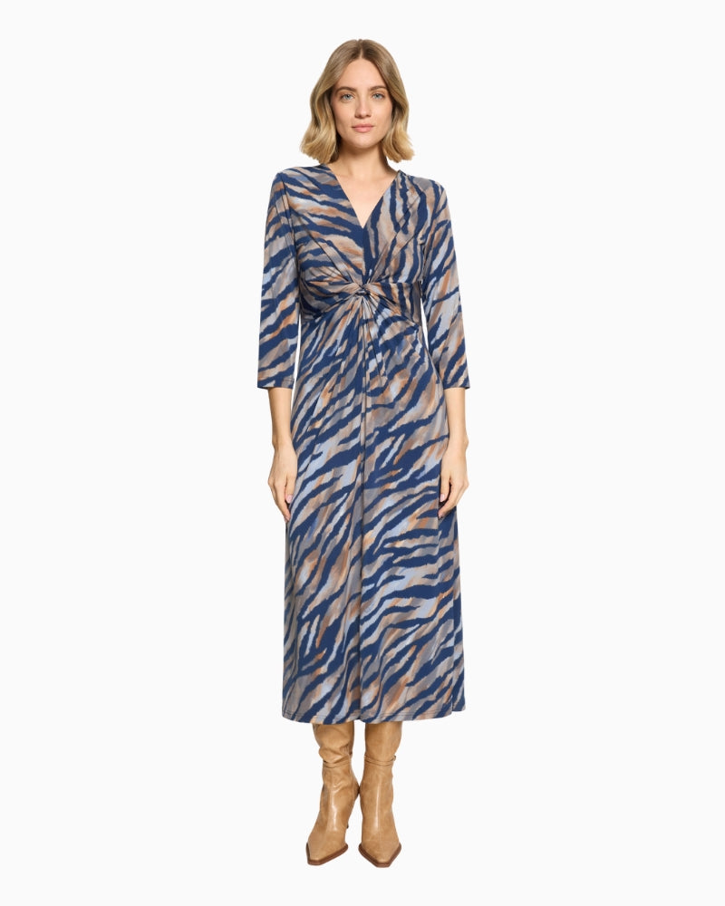 Betty Barclay Midi Dress in Blue front view