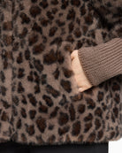 Betty Barclay Plush Jacket in Leopard pocket detail