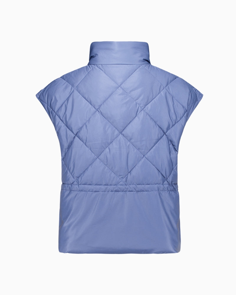 Betty Barclay Quilted Jacket in Navy back view