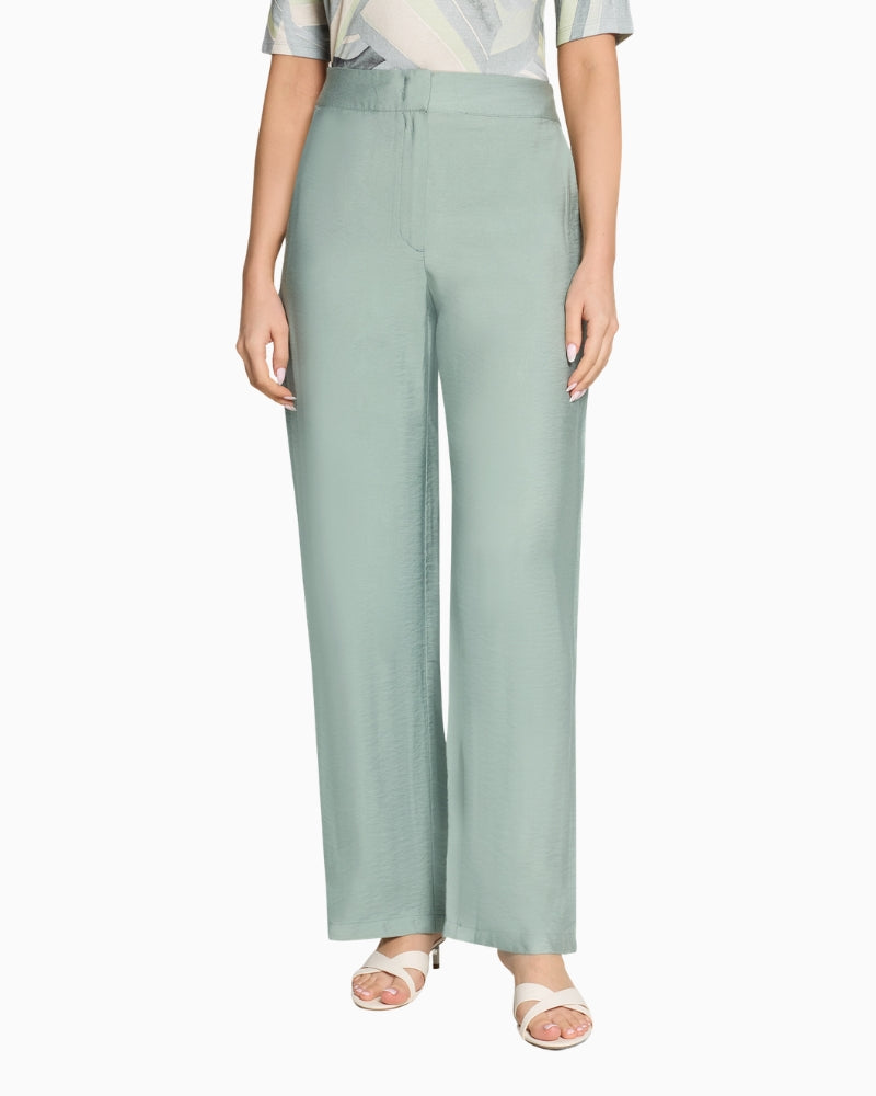 Betty Barclay plain coloured trousers front view on model – Áines Boutique