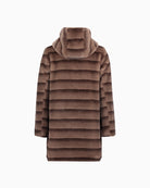 Betty Barclay Reversible Jacket in Taupe back view