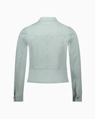 Betty Barclay short denim blazer back view – Áines Boutique