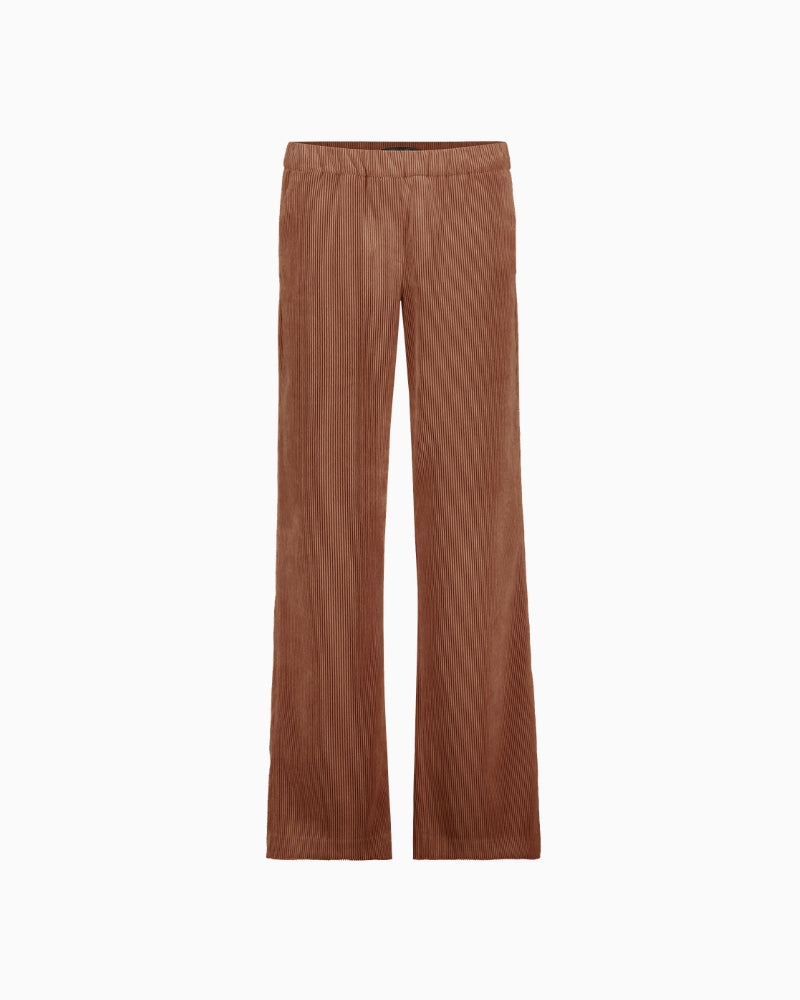 Betty Barclay Slip-On Trousers in Tan front view
