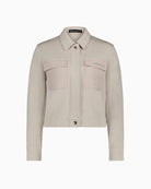 Betty Barclay straight shirt collar jacket front view – Áines Boutique