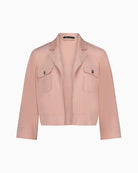 Betty Barclay suede effect blazer flat lay front view – Áines Boutique