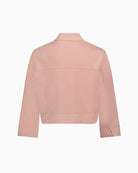 Betty Barclay suede effect blazer flat lay back view – Áines Boutique