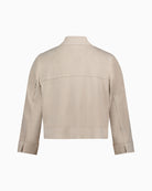 Betty Barclay suede effect jacket back view – Áines Boutique