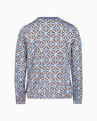 Betty Barclay V-Neck Long Sleeve Top in Blue back view