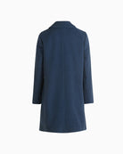 Betty Barclay Wool Coat in Blue back view