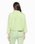 Betty Barclay foam green blazer jacket back view