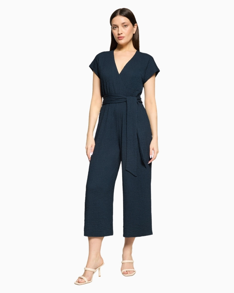 Betty Barclay jumpsuit in dark sky front view