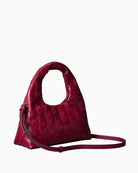 Calvin Klein puffer shoulder bag with strap side view – Áines Boutique