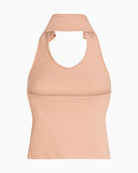 Calvin Klein - Halterneck Polo Collar Top 