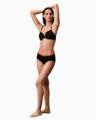 Calvin Klein lightly lined black bra with full coverage underwired cups