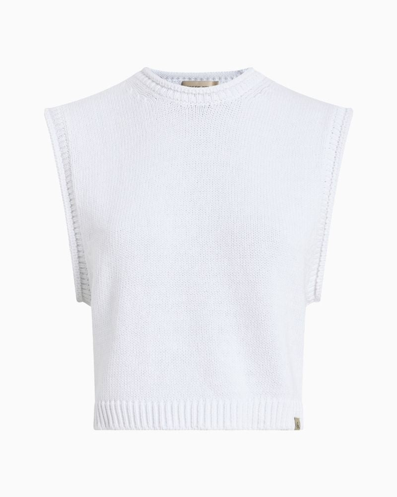 Calvin Klein - Linen Blend Loose Sweater Top