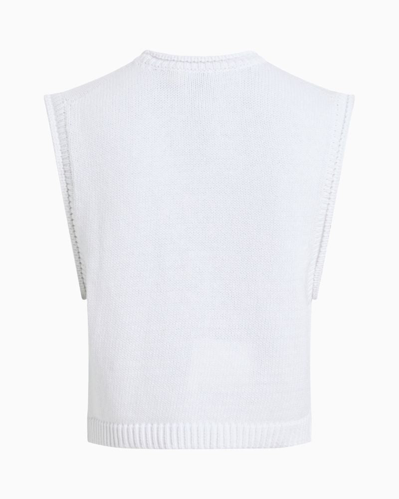 Calvin Klein - Linen Blend Loose Sweater Top