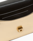 Calvin Klein gold metallic bag interior detail – Áines Boutique