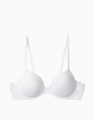 White Calvin Klein Perfectly Fit Lace full coverage bra front view – Áines Boutique
