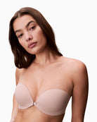Calvin Klein Perfectly Fit strapless push-up bra front view – Áines Boutique