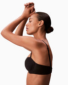 Side view of Calvin Klein push-up bra showing underwire support