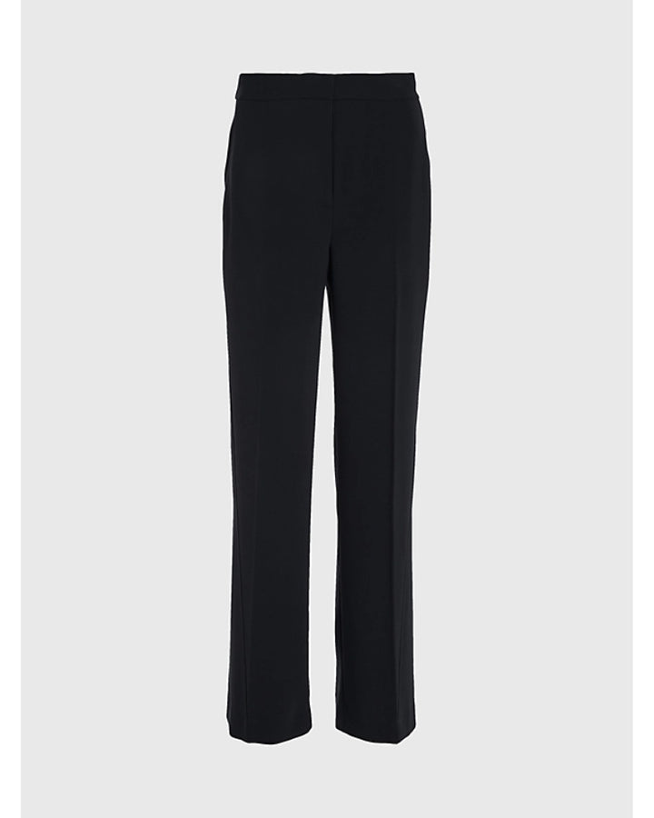 Calvin Klein - STRUCTURE TWILL WIDE LEG TROUSERS 