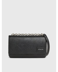 Calvin Klein - Sculpted Flap With Chain Snake Bag