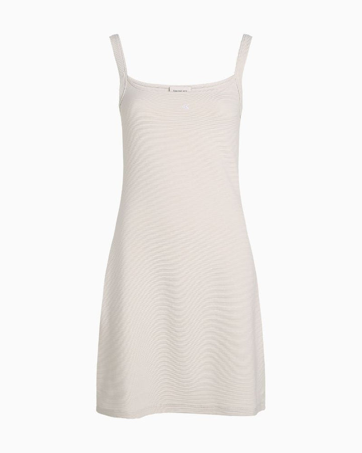 Calvin Klein -  Soft Rib Fit & Flare Dress 