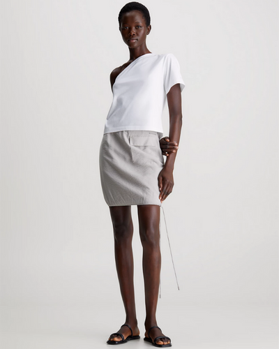 Calvin Klein - Viscose Nylon Blend Mini Skirt