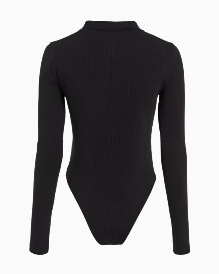 Calvin Klein - Woven Lable Rib Polo Bodysuit 